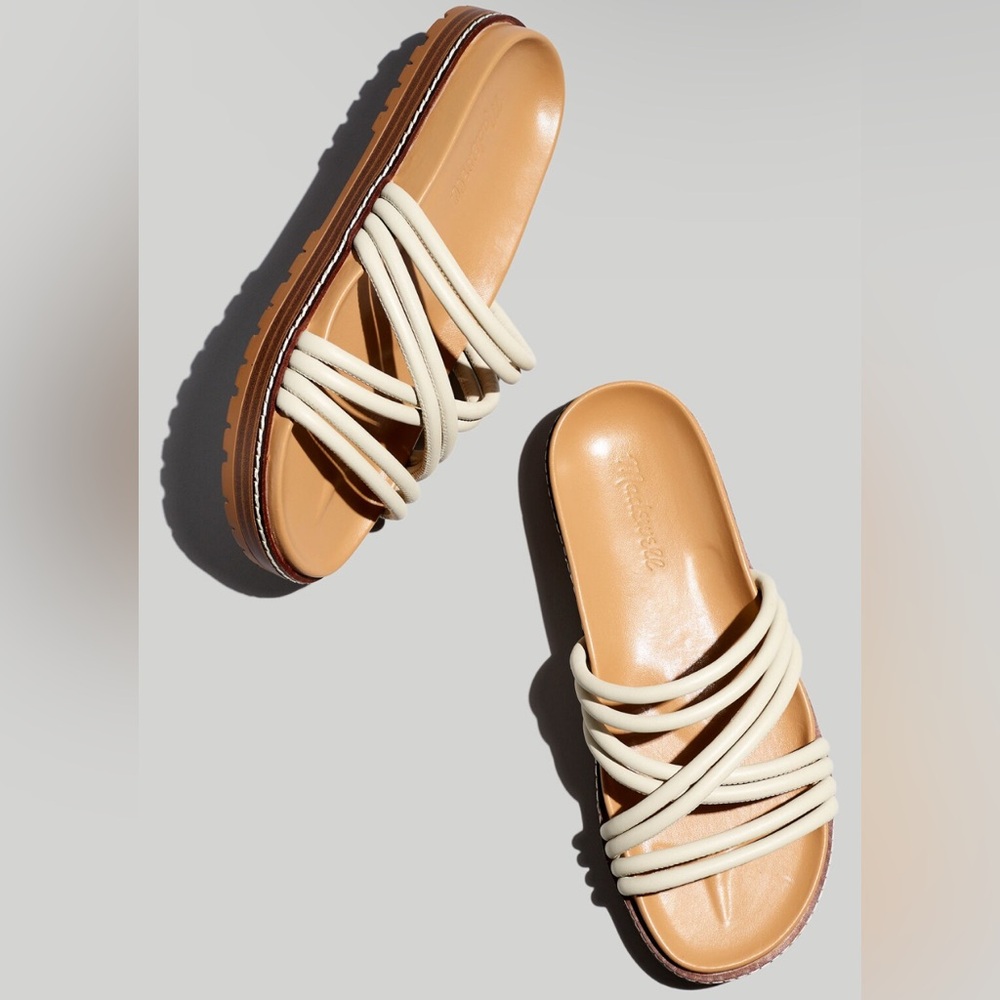 Pre-owned Charley Strappy Slide Sandal